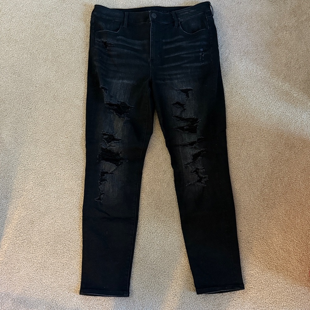 American Eagle Outfitters Black Super Stretch Jeans